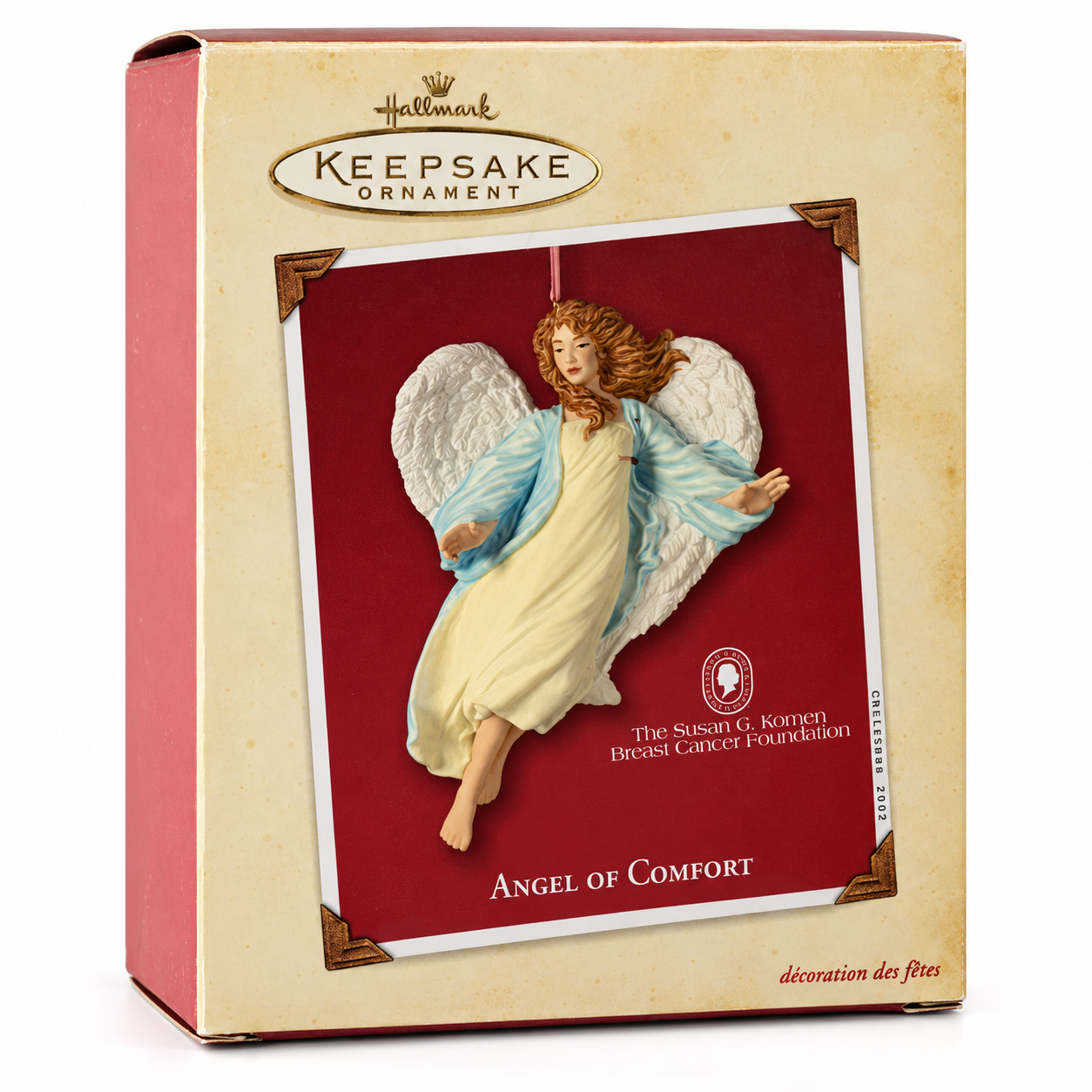 Listing photograph: Susan G Komen Angel Lot of 7 Cards for the Cure Porcelain