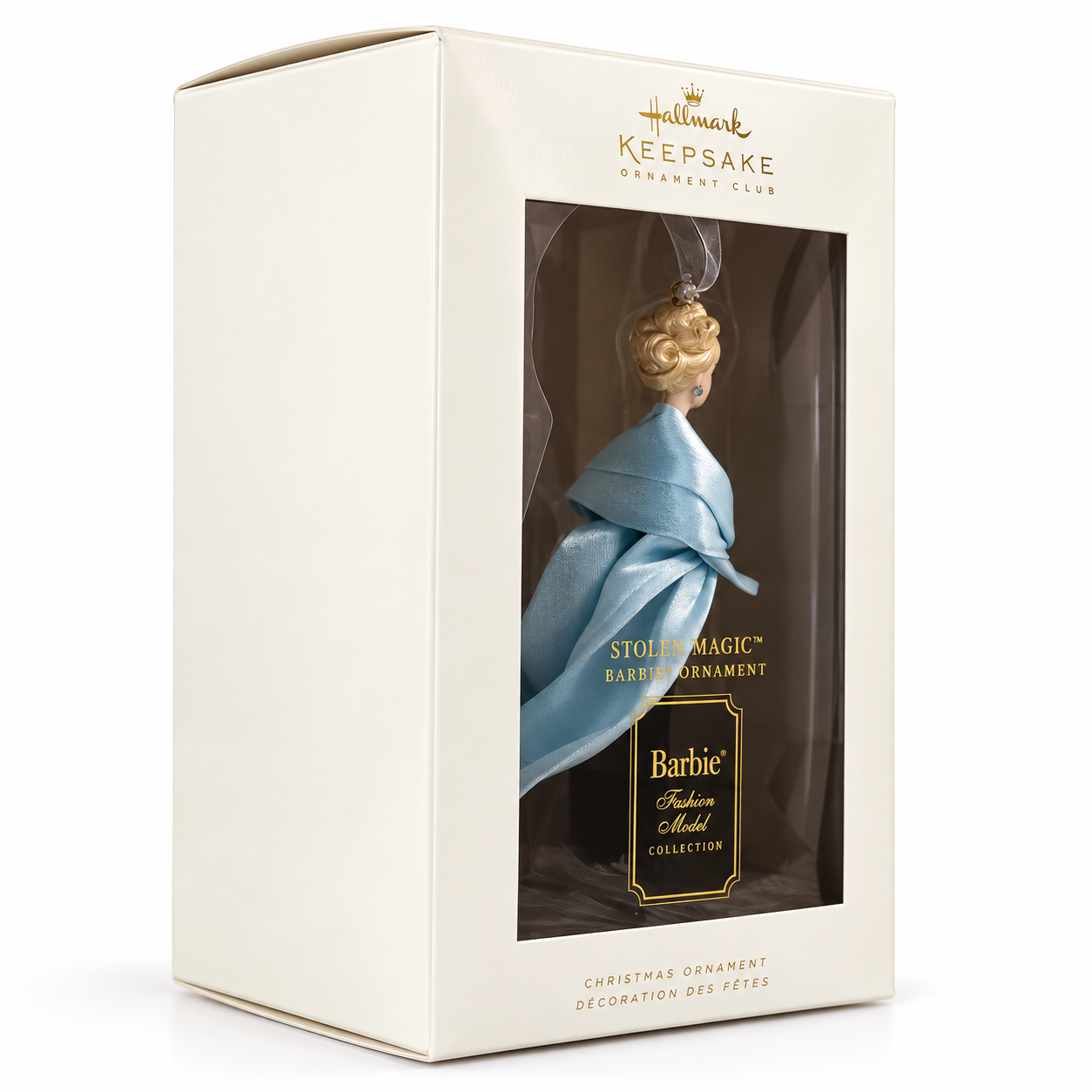 Listing photograph: Stolen Magic Barbie Christmas Ornament